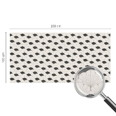 Sticker fenêtre vitrail adhésif Fans contrastés