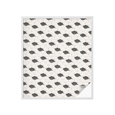 Sticker fenêtre vitrail adhésif Fans contrastés