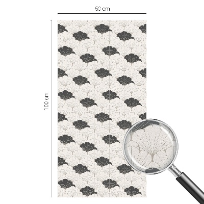 Sticker fenêtre vitrail adhésif Fans contrastés