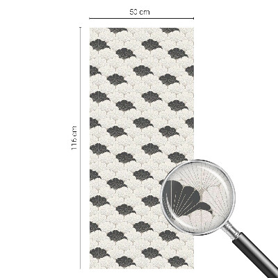 Sticker fenêtre vitrail adhésif Fans contrastés