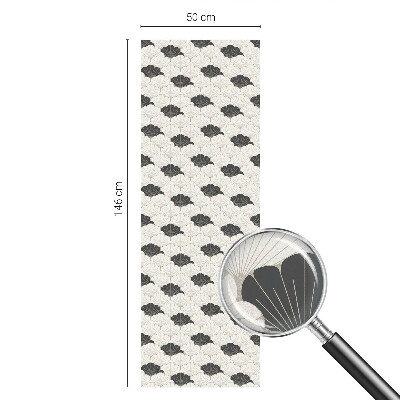 Sticker fenêtre vitrail adhésif Fans contrastés