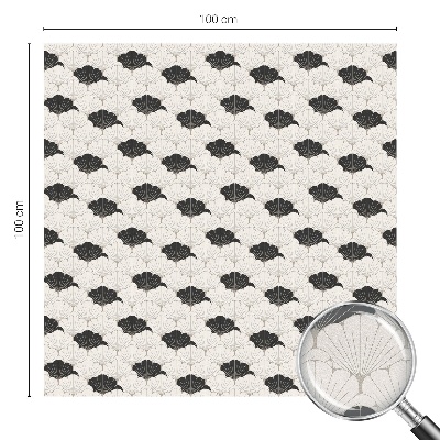 Sticker fenêtre vitrail adhésif Fans contrastés