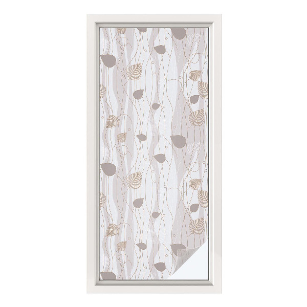 Brise-vue pour fenêtre Feuilles élégantes