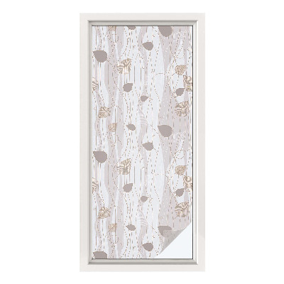 Brise-vue pour fenêtre Feuilles élégantes