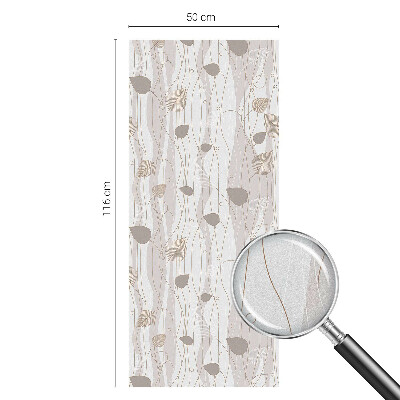 Brise-vue pour fenêtre Feuilles élégantes