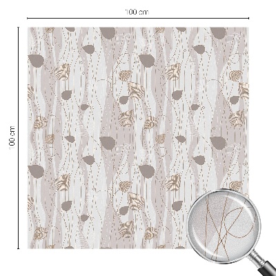 Brise-vue pour fenêtre Feuilles élégantes