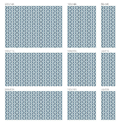 Sticker fenêtre vitrail adhésif Motif géométrique