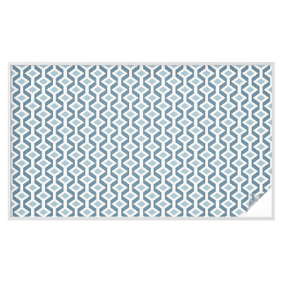 Sticker fenêtre vitrail adhésif Motif géométrique