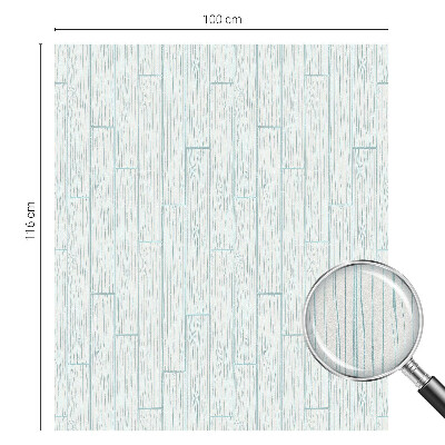 Film adhésif pour vitrage dépoli vitrail Motif en bois