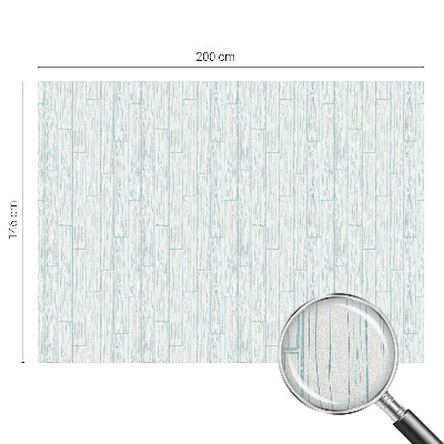 Film adhésif pour vitrage dépoli vitrail Motif en bois