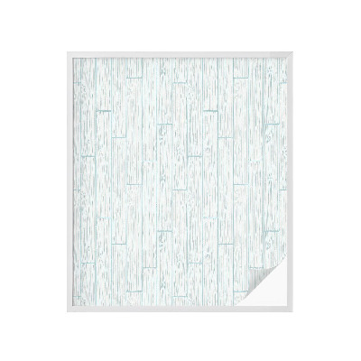 Film adhésif pour vitrage dépoli vitrail Motif en bois