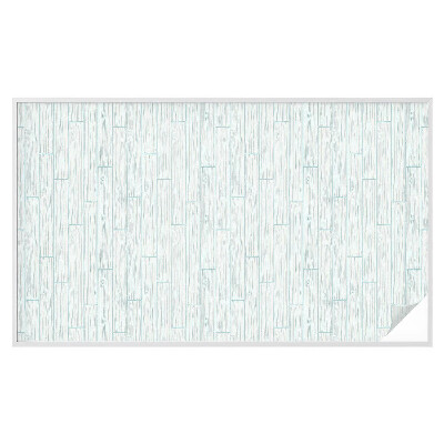 Film adhésif pour vitrage dépoli vitrail Motif en bois