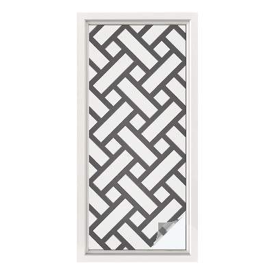 Film occultant pour fenêtre Rectangles entrelacés