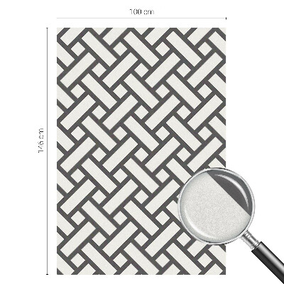 Film occultant pour fenêtre Rectangles entrelacés