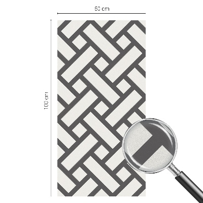 Film occultant pour fenêtre Rectangles entrelacés