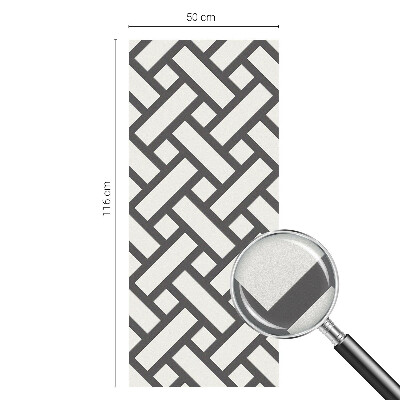 Film occultant pour fenêtre Rectangles entrelacés