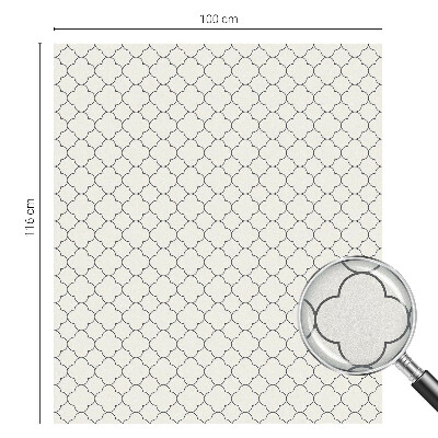 Film adhésif pour vitrage dépoli vitrail L'élégance simple