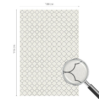 Film adhésif pour vitrage dépoli vitrail L'élégance simple