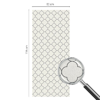 Film adhésif pour vitrage dépoli vitrail L'élégance simple