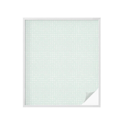 Film adhésif pour vitrage dépoli vitrail symétrie géométrique