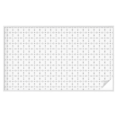 Film solaire fenêtre décoratif aspect vitrail Formes en losange