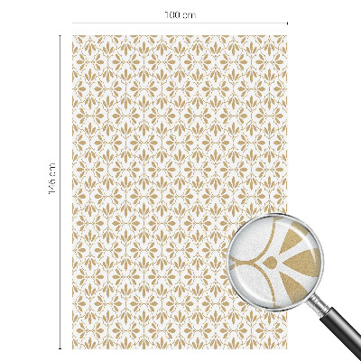 Film adhésif pour vitrage dépoli vitrail Élégance végétale