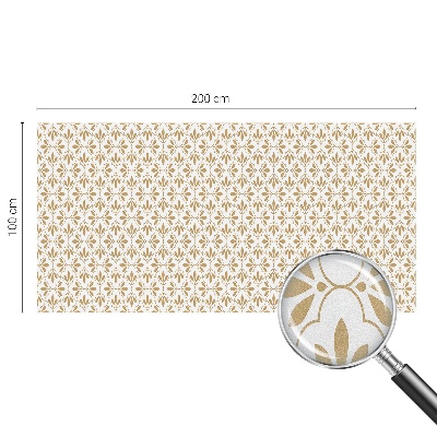 Film adhésif pour vitrage dépoli vitrail Élégance végétale