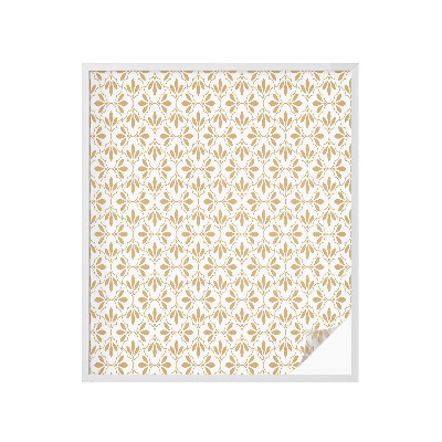 Film adhésif pour vitrage dépoli vitrail Élégance végétale