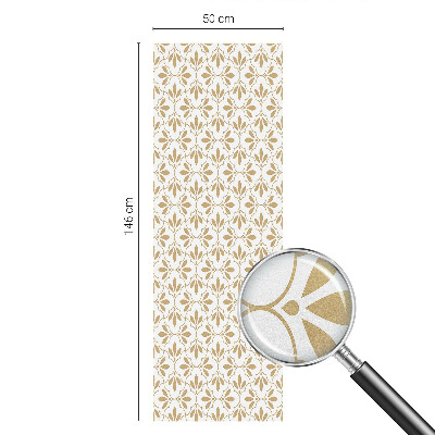 Film adhésif pour vitrage dépoli vitrail Élégance végétale