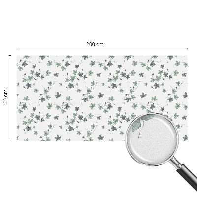 Sticker fenêtre vitrail adhésif vigne verte