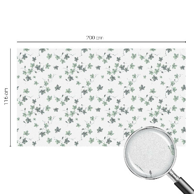 Sticker fenêtre vitrail adhésif vigne verte