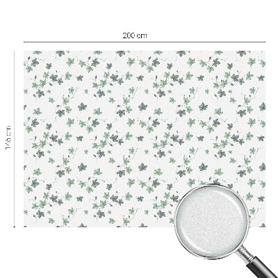 Sticker fenêtre vitrail adhésif vigne verte