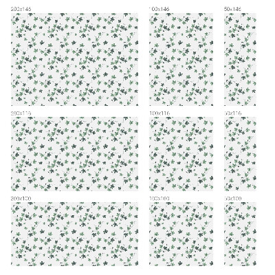 Sticker fenêtre vitrail adhésif vigne verte