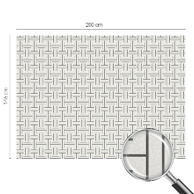 Film occultant pour fenêtre tresse symétrique