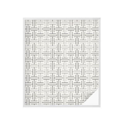 Film occultant pour fenêtre tresse symétrique