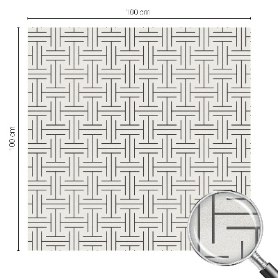 Film occultant pour fenêtre tresse symétrique