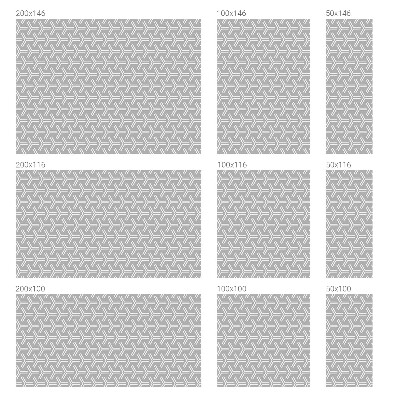 Brise-vue pour fenêtre Lignes minimalistes
