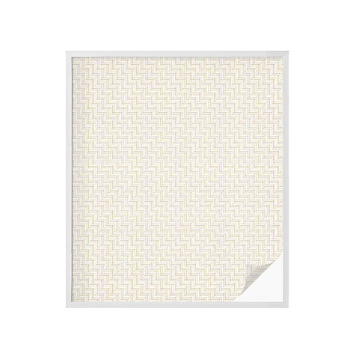 Film adhésif pour vitrage dépoli vitrail L'élégance du chevron