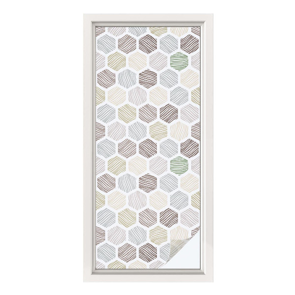 Film occultant pour fenêtre Ondes géométriques