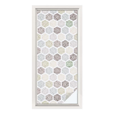 Film occultant pour fenêtre Ondes géométriques