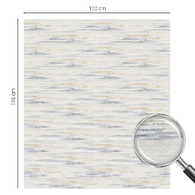 Sticker fenêtre vitrail adhésif rayures abstraites