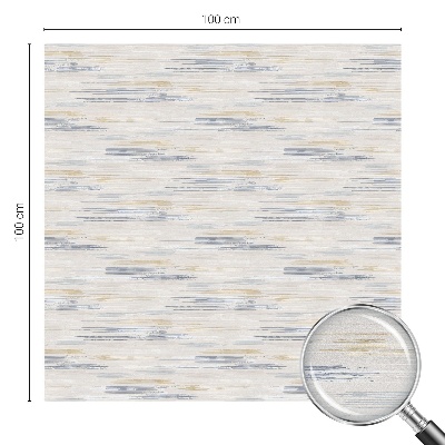 Sticker fenêtre vitrail adhésif rayures abstraites