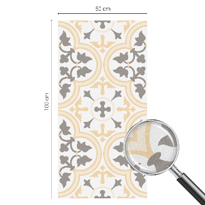 Film adhésif pour vitrage dépoli vitrail Modèles végétaux