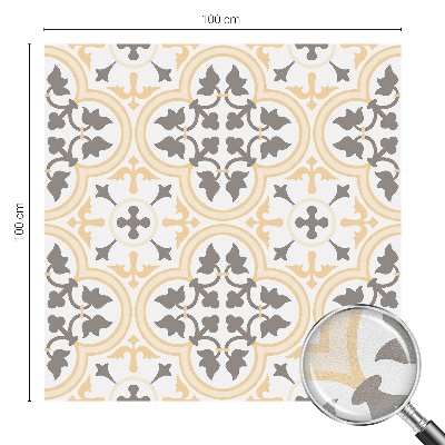 Film adhésif pour vitrage dépoli vitrail Modèles végétaux