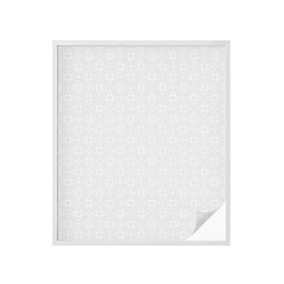 Film solaire fenêtre décoratif aspect vitrail Ellipses symétriques