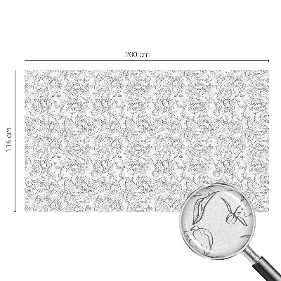 Film occultant pour fenêtre motif floral