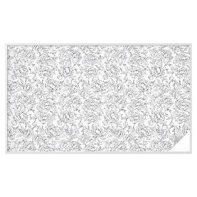 Film occultant pour fenêtre motif floral