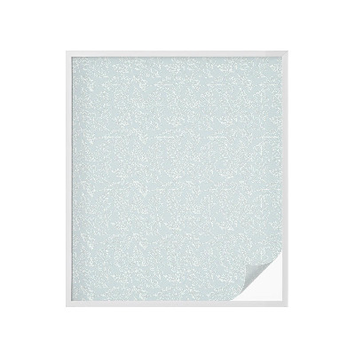 Film adhésif pour vitrage dépoli vitrail feuilles de chêne