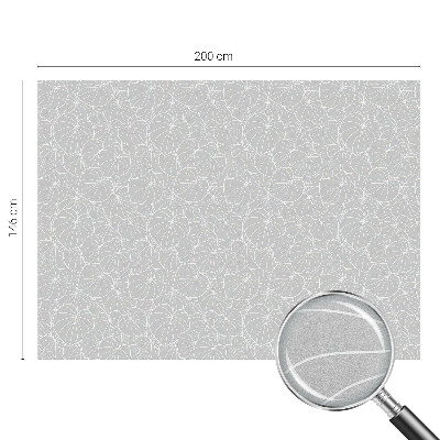 Sticker fenêtre vitrail adhésif Élégance feuillue