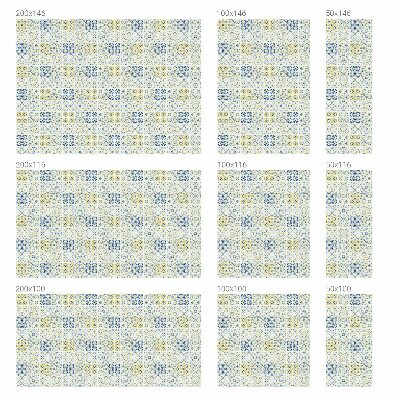 Film adhésif pour vitrage dépoli vitrail Carreaux classiques